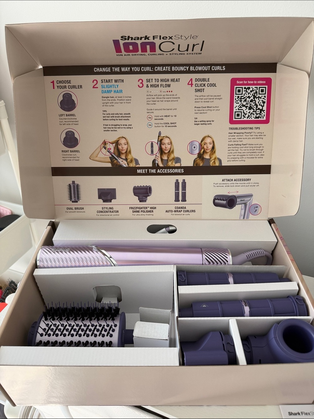 Shark FlexStyle IonCurl in Lilac